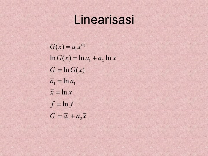 Linearisasi 