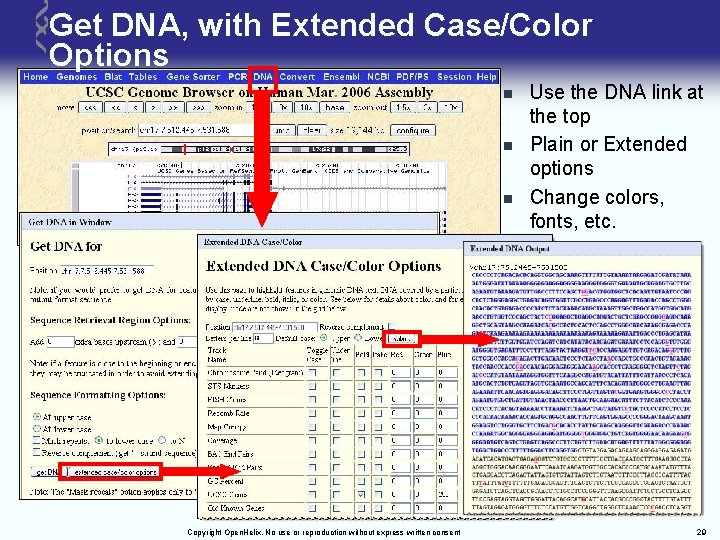 Get DNA, with Extended Case/Color Options n n n Copyright Open. Helix. No use