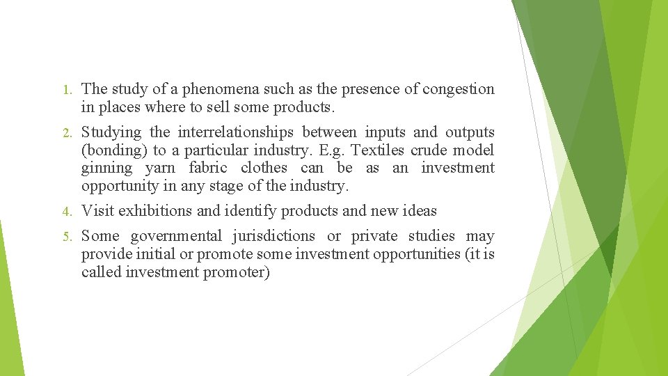 The study of a phenomena such as the presence of congestion in places where