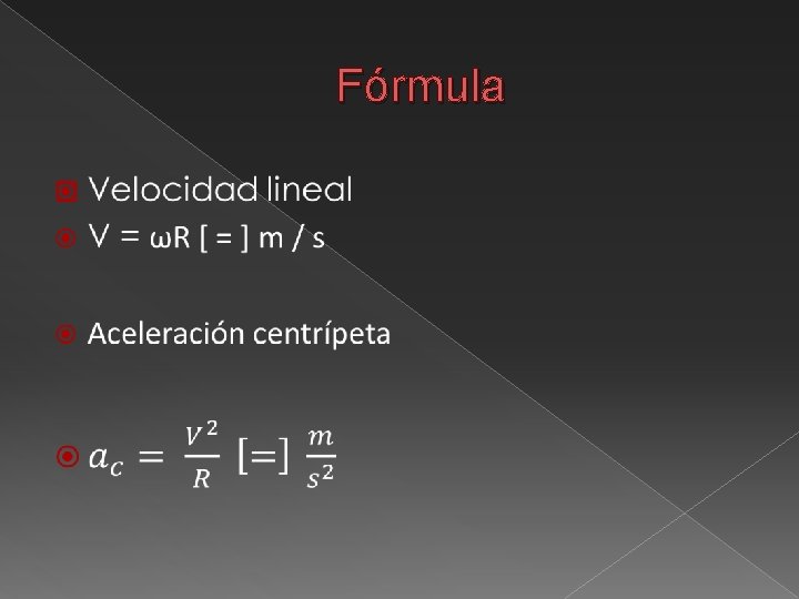 Fórmula � 