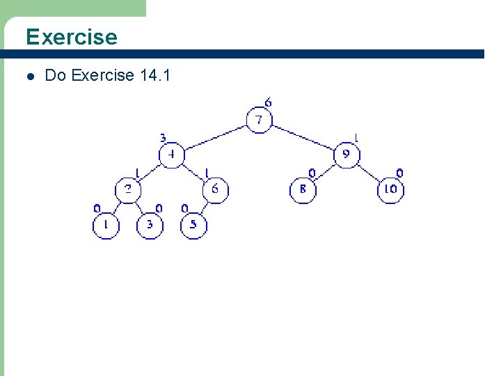 Exercise l Do Exercise 14. 1 