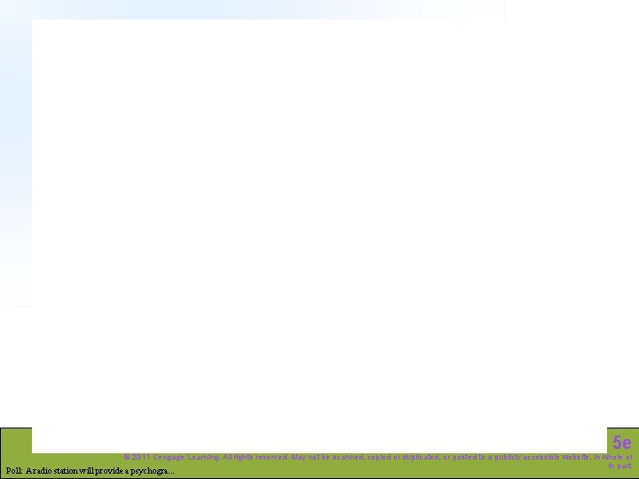 Entrepreneurship: Ideas in Action 5 e © 2011 Cengage Learning. All rights reserved. May