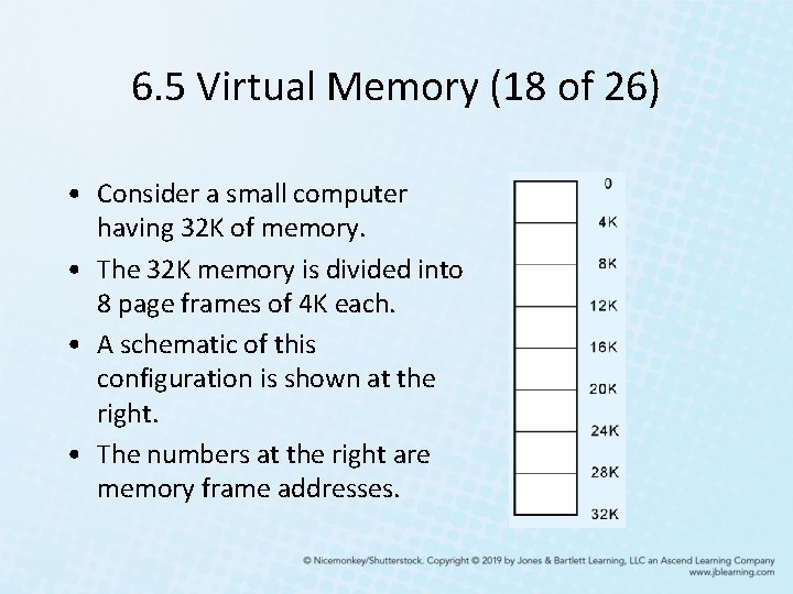 6. 5 Virtual Memory (18 of 26) • Consider a small computer having 32