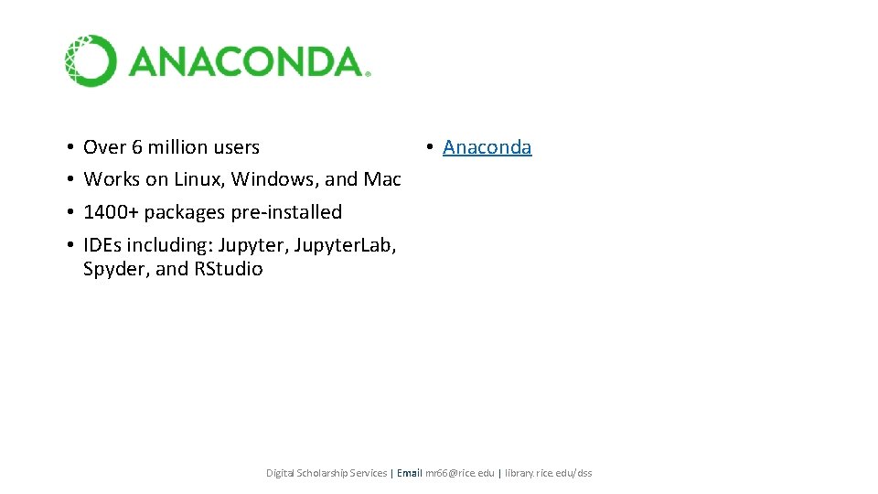 • • Over 6 million users Works on Linux, Windows, and Mac 1400+ • • Over 6 million users Works on Linux, Windows, and Mac 1400+