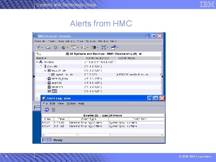 Systems and Technology Group HMC Director Integration Bill