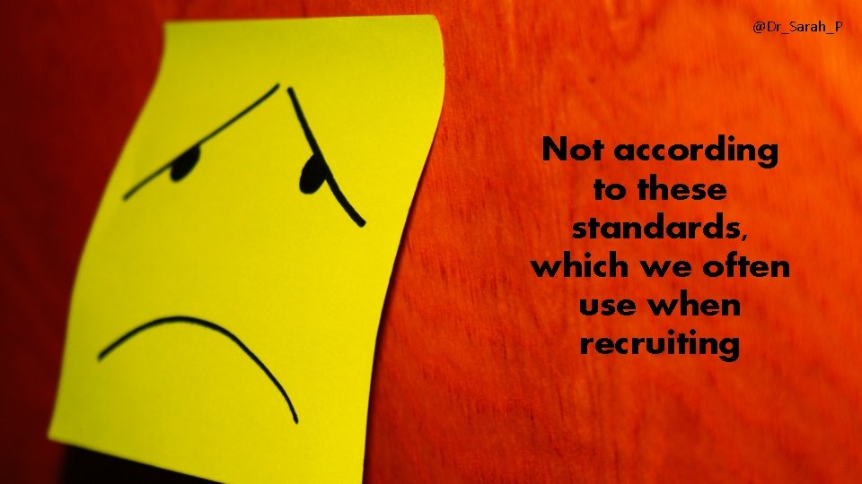 @Dr_Sarah_P Not according to these standards, which we often use when recruiting 