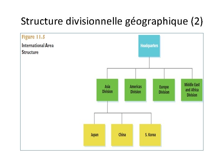 Structure divisionnelle géographique (2) 