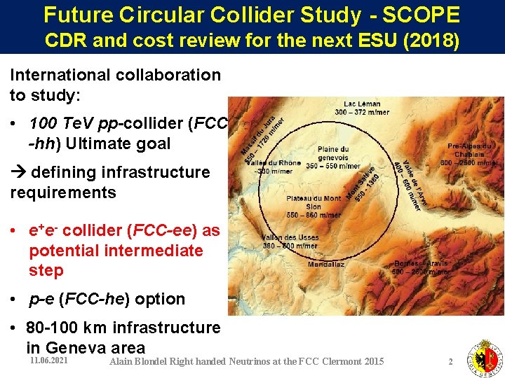 Future Circular Collider Study - SCOPE CDR and cost review for the next ESU