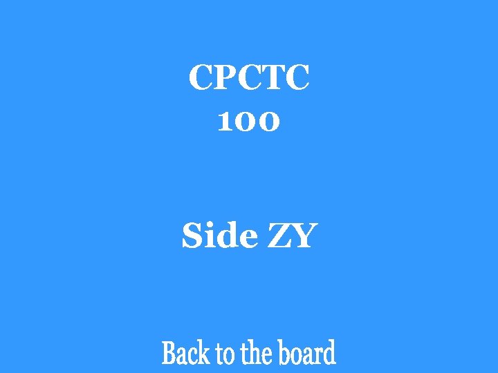 CPCTC 100 Side ZY 