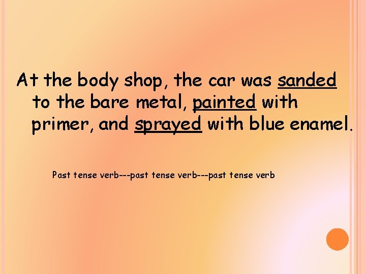 At the body shop, the car was sanded to the bare metal, painted with