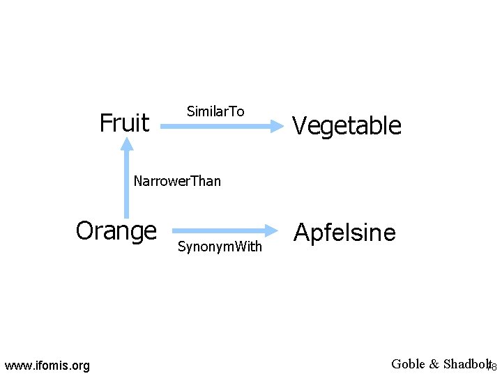 Fruit Similar. To Vegetable Narrower. Than Orange www. ifomis. org Synonym. With Apfelsine Goble