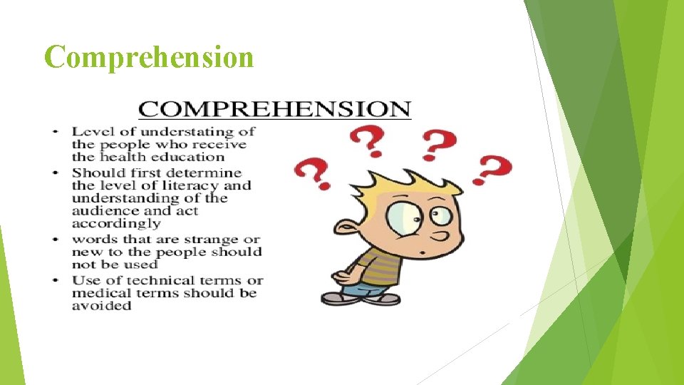 Comprehension 