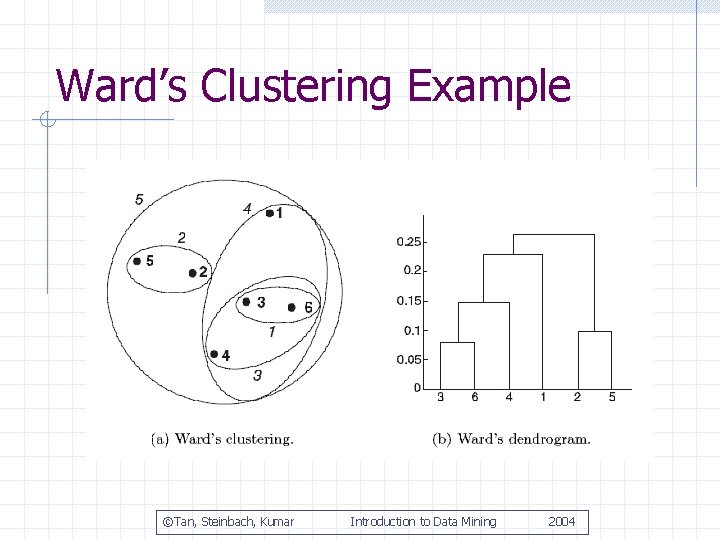 Ward’s Clustering Example ©Tan, Steinbach, Kumar Introduction to Data Mining 2004 