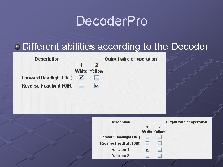 Decoder. Pro Different abilities according to the Decoder Decoder. Pro Different abilities according to the Decoder