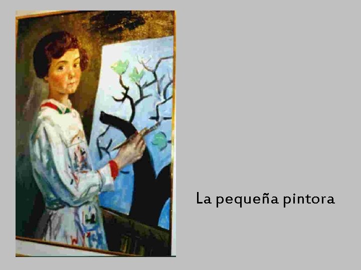 La pequeña pintora 