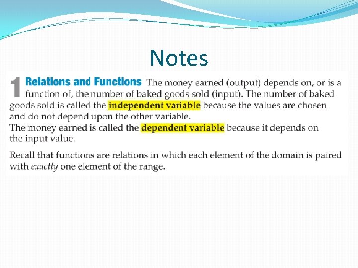 Notes Notes