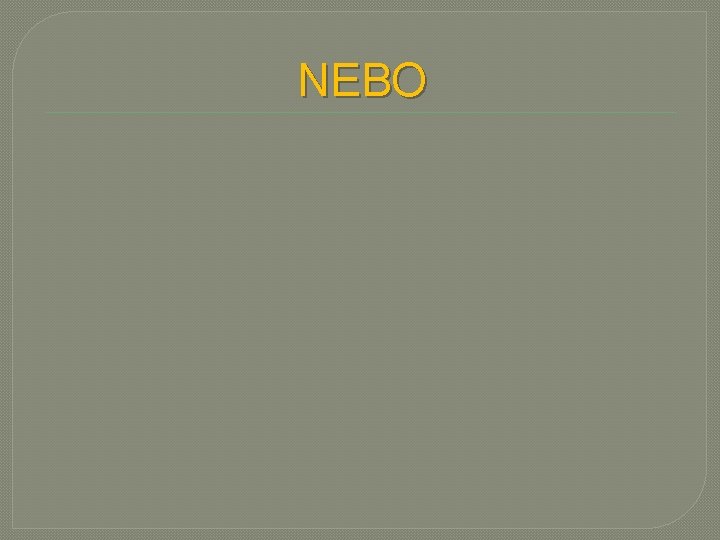 NEBO 