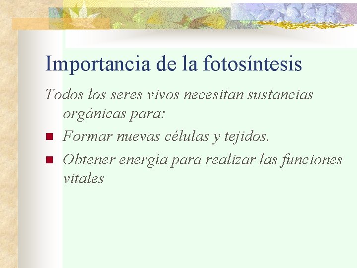 UNIDAD 4 Transferencia de materia y energa Objetivo