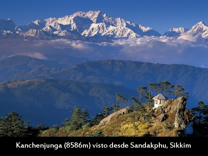 Kanchenjunga (8586 m) visto desde Sandakphu, Sikkim 