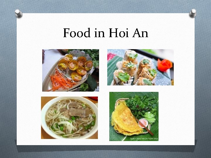 Food in Hoi An 