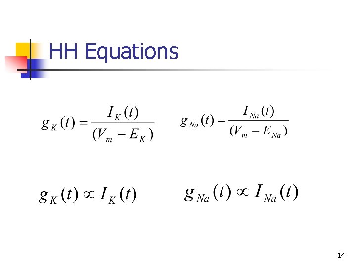 HH Equations 14 