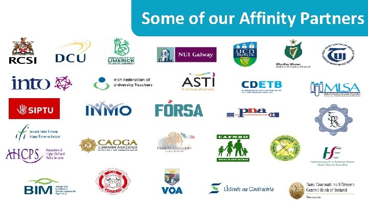 Some of our Affinity Partners 