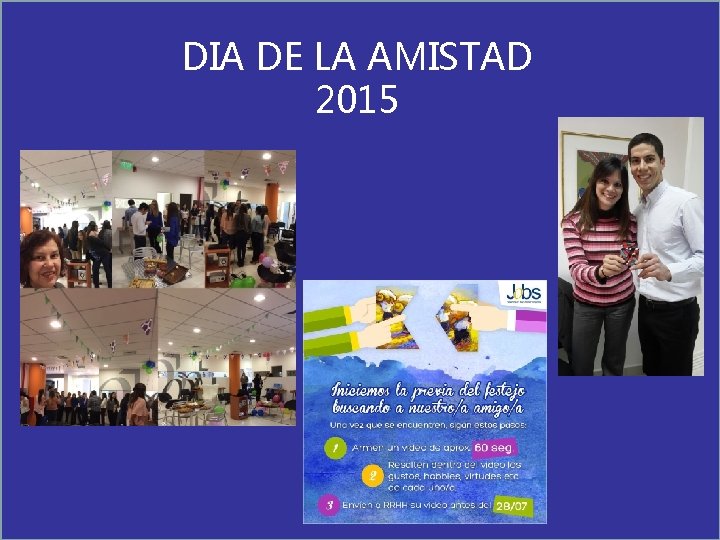 DIA DE LA AMISTAD 2015 