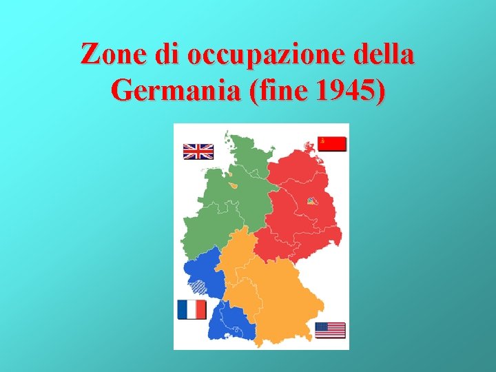 Zone di occupazione della Germania (fine 1945) 