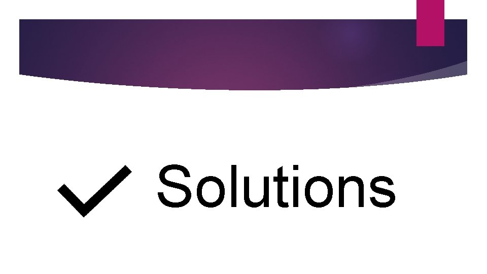 Solutions 
