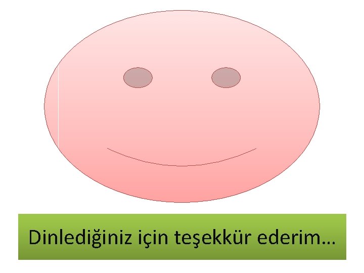 Dinlediğiniz için teşekkür ederim… 