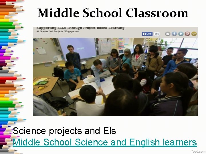 Middle School Classroom Science projects and Els Middle School Science and English learners 