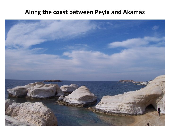 Along the coast between Peyia and Akamas 