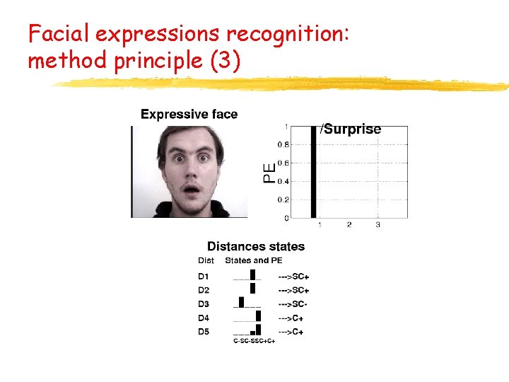 Facial expressions recognition: method principle (3) 