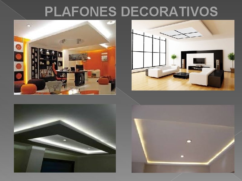 PLAFONES DECORATIVOS 