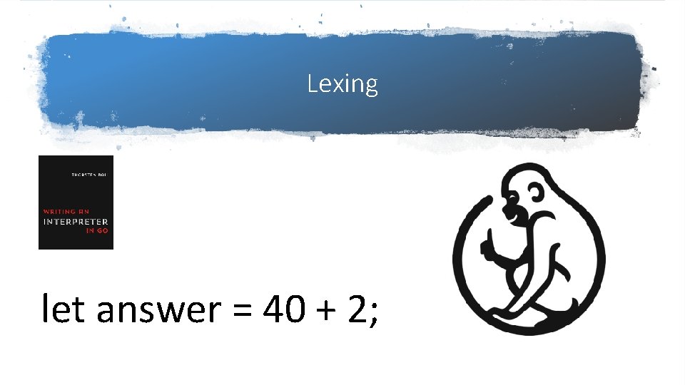 Lexing let answer = 40 + 2; Lexing let answer = 40 + 2;