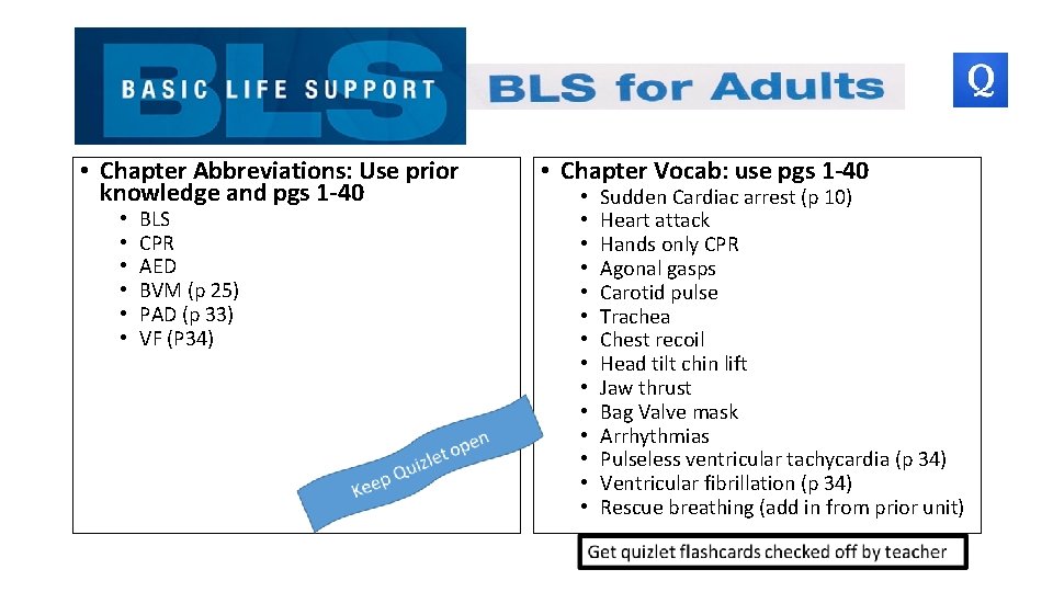  • Chapter Abbreviations: Use prior knowledge and pgs 1 -40 • • •