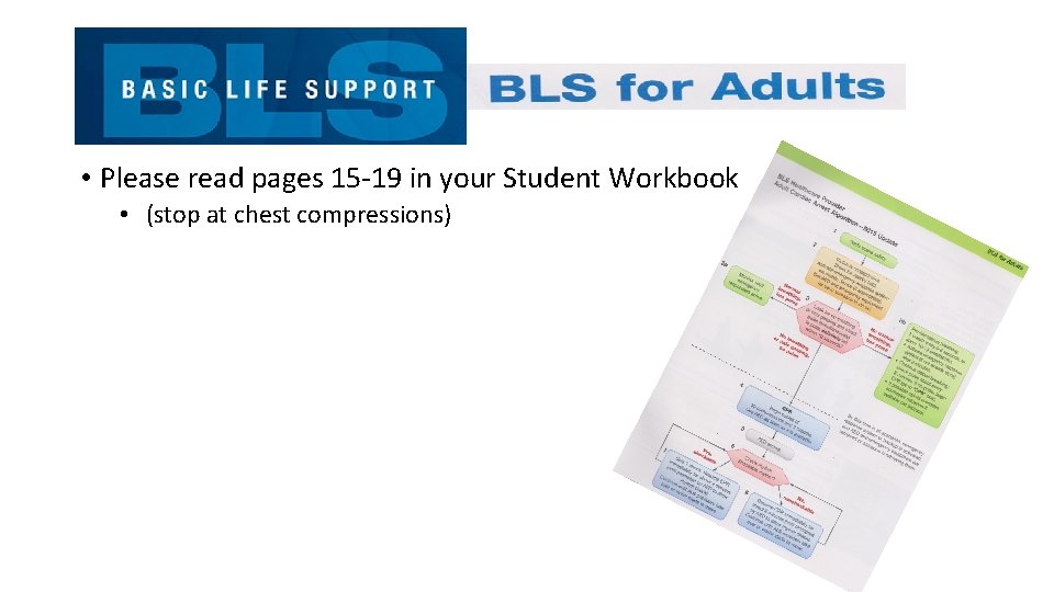  • Please read pages 15 -19 in your Student Workbook • (stop at