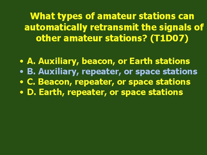 What types of amateur stations can automatically retransmit the signals of other amateur stations?