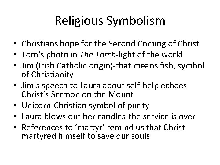 Religious Symbolism • Christians hope for the Second Coming of Christ • Tom’s photo