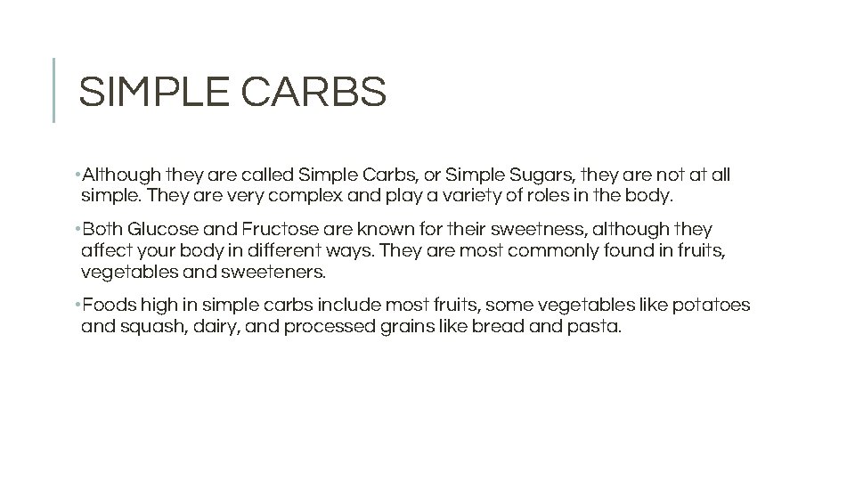 CARBOHYDRATES BY KATHLEEN JONES AND TRISHA NAKANO Integrative