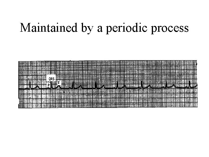 Maintained by a periodic process 