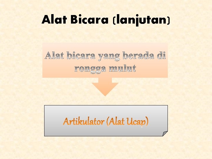 Alat Bicara (lanjutan) 
