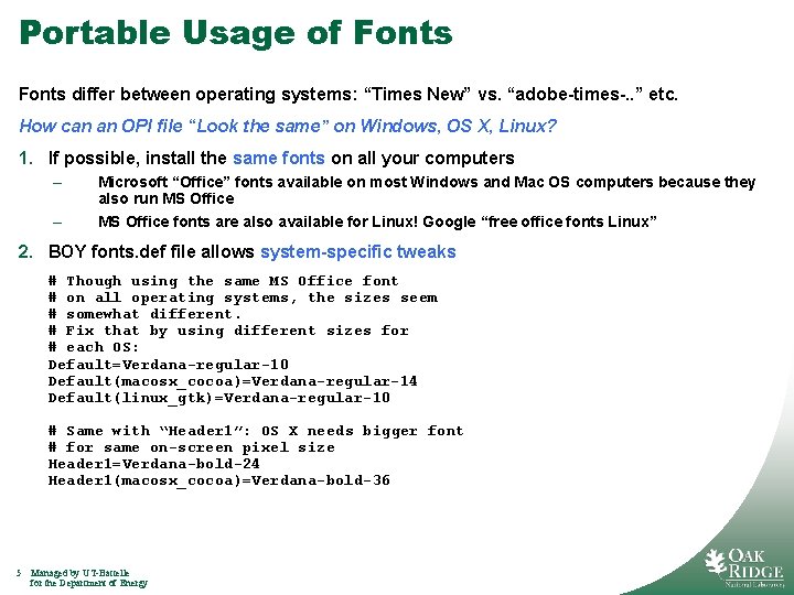 Portable Usage of Fonts differ between operating systems: “Times New” vs. “adobe-times-. . ”