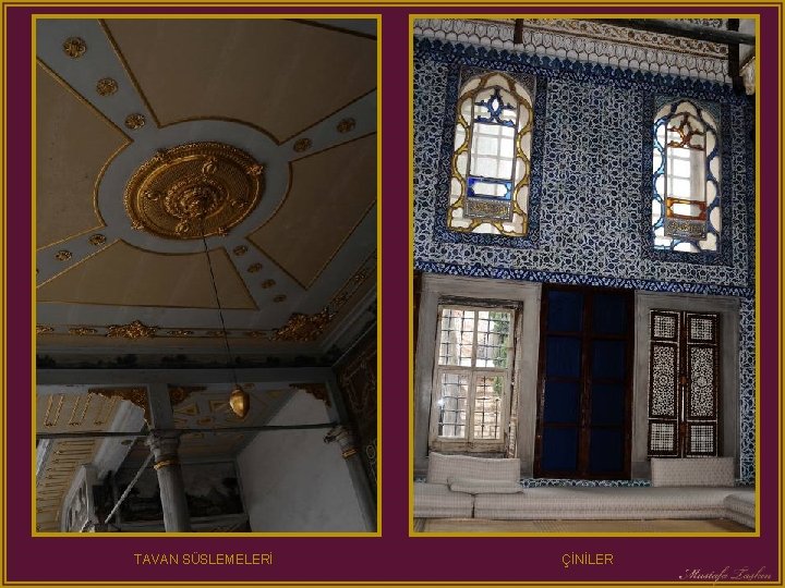 TAVAN SÜSLEMELERİ ÇİNİLER 