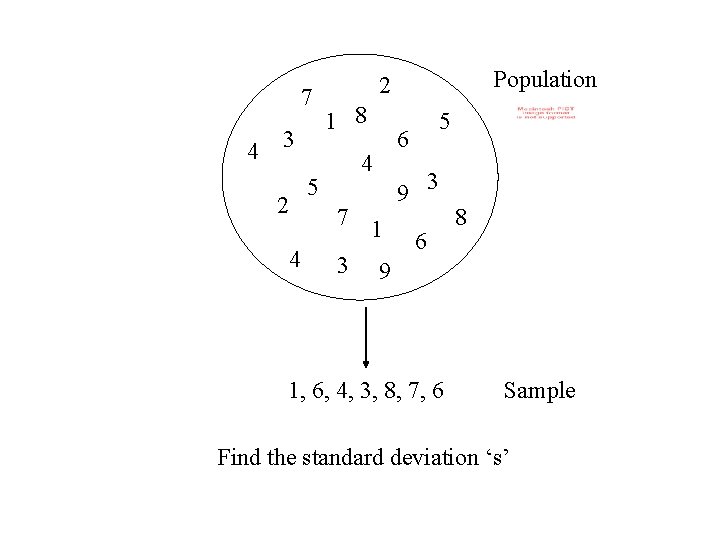 7 4 3 5 2 4 Population 2 1 8 4 7 1 3