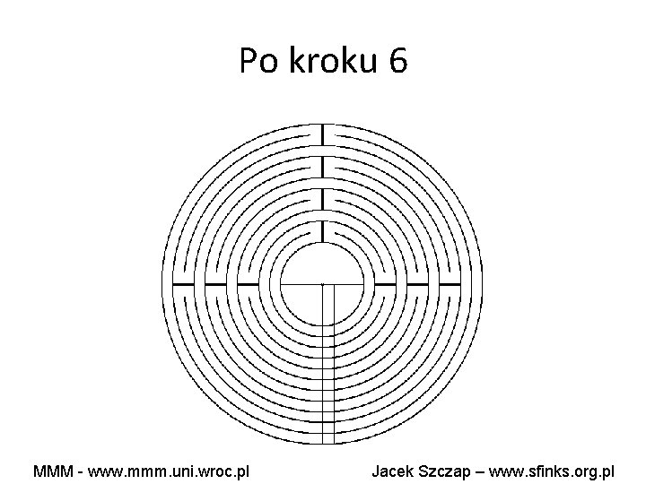 Po kroku 6 MMM - www. mmm. uni. wroc. pl Jacek Szczap – www.