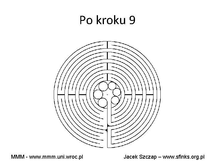 Po kroku 9 MMM - www. mmm. uni. wroc. pl Jacek Szczap – www.