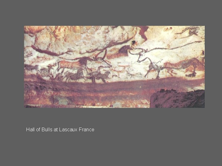 Hall of Bulls at Lascaux France 