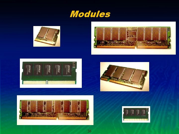 Modules 36 