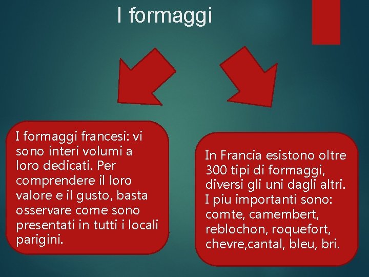 I formaggi francesi: vi sono interi volumi a loro dedicati. Per comprendere il loro